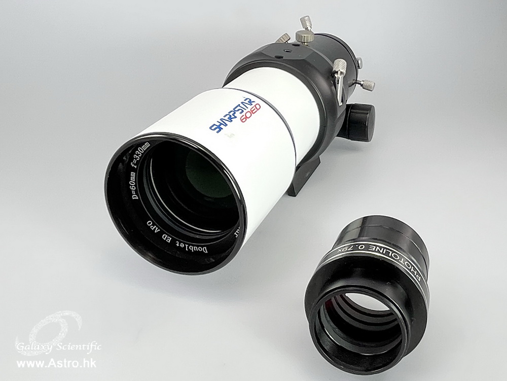 SharpStar 60ED APO折射鏡連德國TS 0.79x平場減焦鏡 (二手器材)