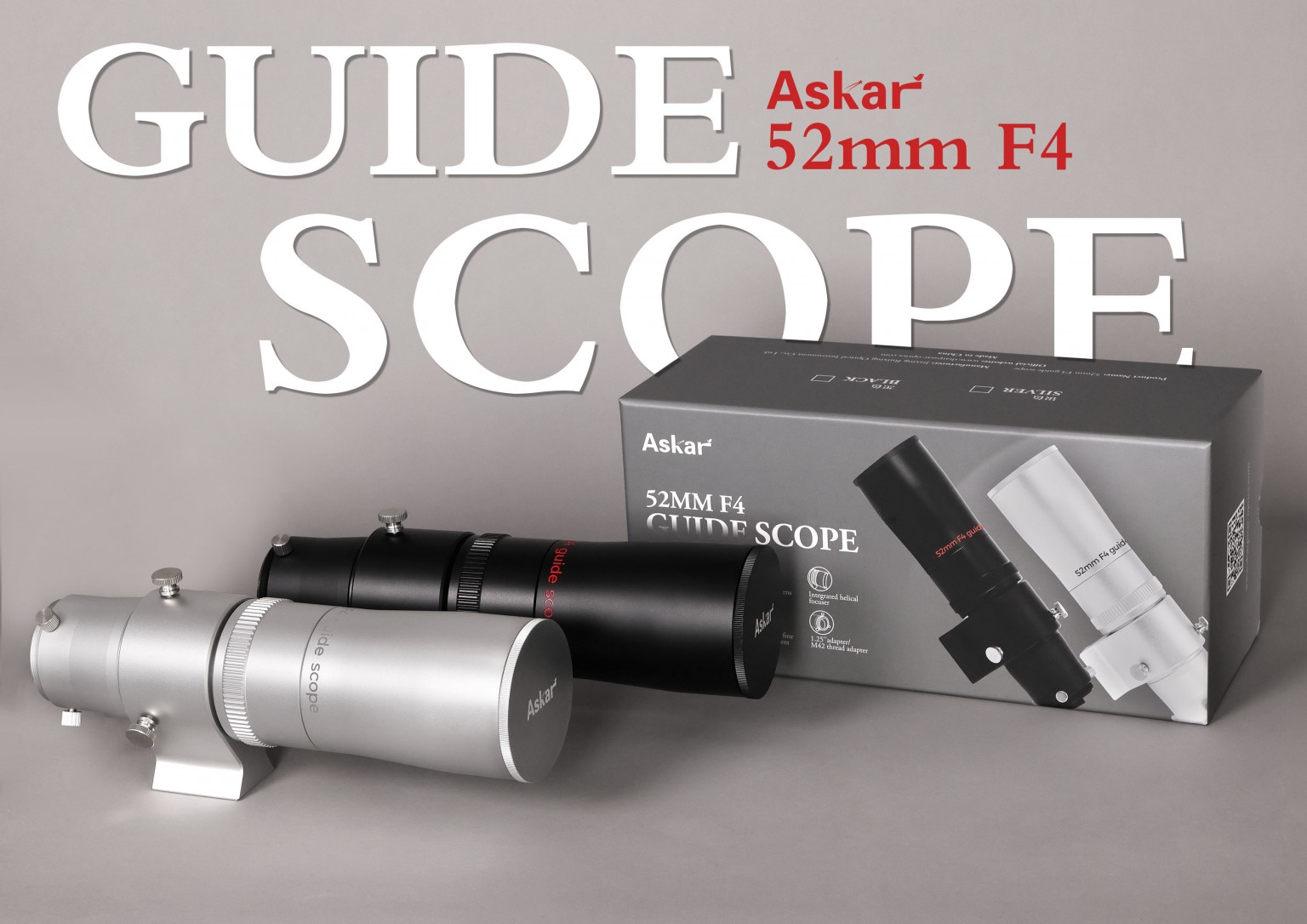 Askar 52mm F4 Guide Scope（Sliver）