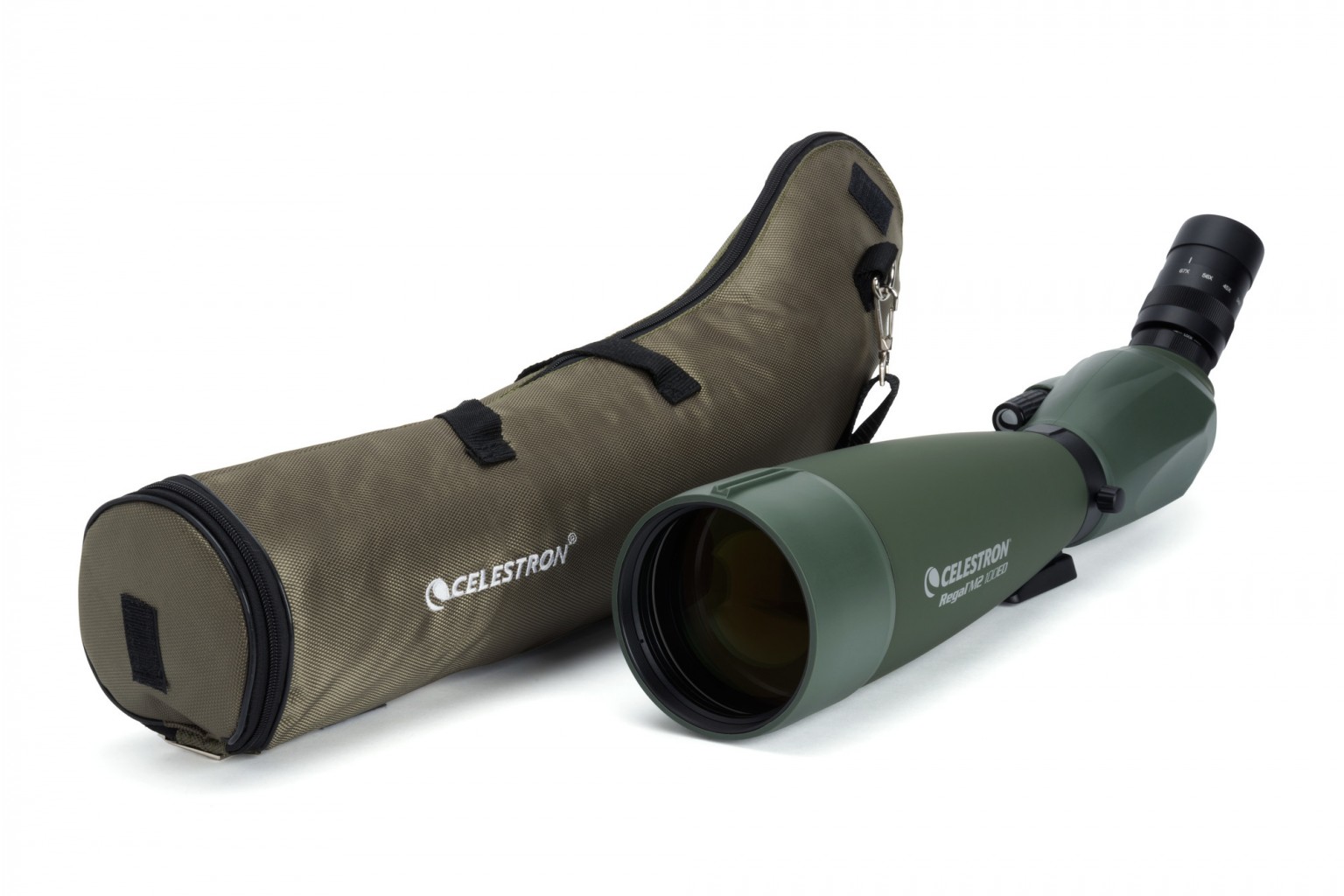 Celestron Regal M2 22-67x100mm ED Angled Zoom Spotting Scope