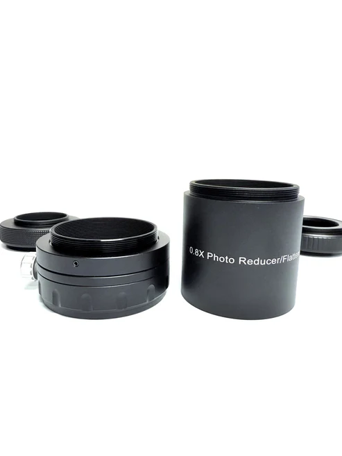 Lunt 0.8X Reducer/Field Flattener for Nighttime Imaging with the 80, 100 & 130 mm Universal Telescopes