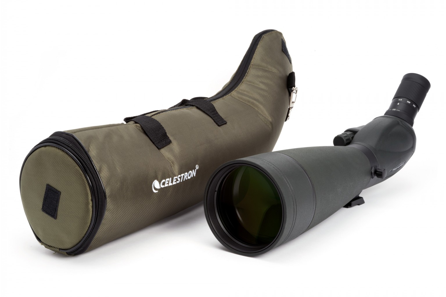 Celestron TrailSeeker 22-67x100mm Angled Zoom Spotting Scope