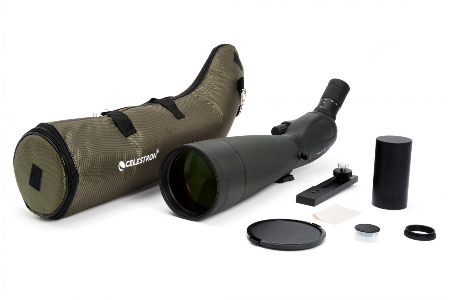 Celestron TrailSeeker 22-67x100mm Angled Zoom Spotting Scope