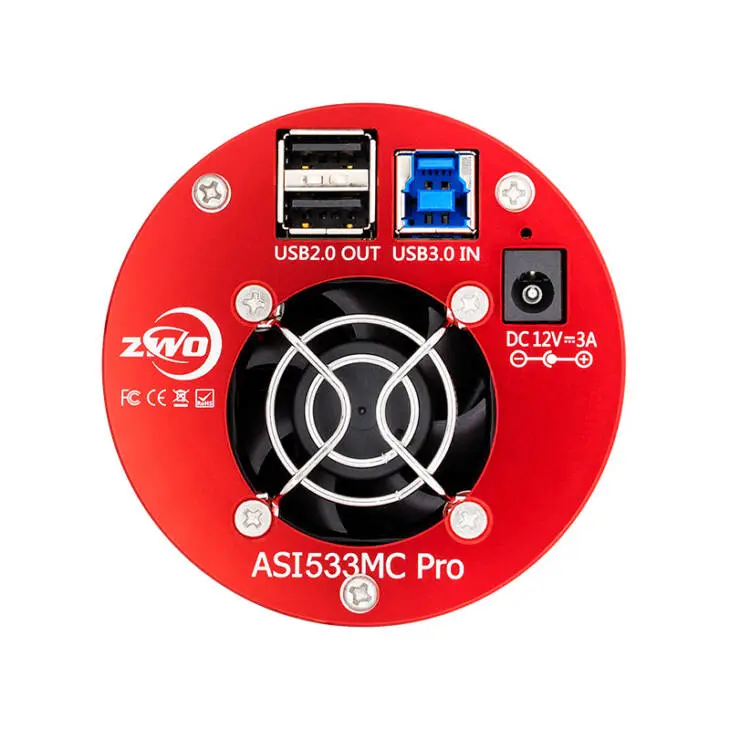 ZWO ASI533MC Pro 彩色冷凍天文相機（618附送1.25" Duo Band）