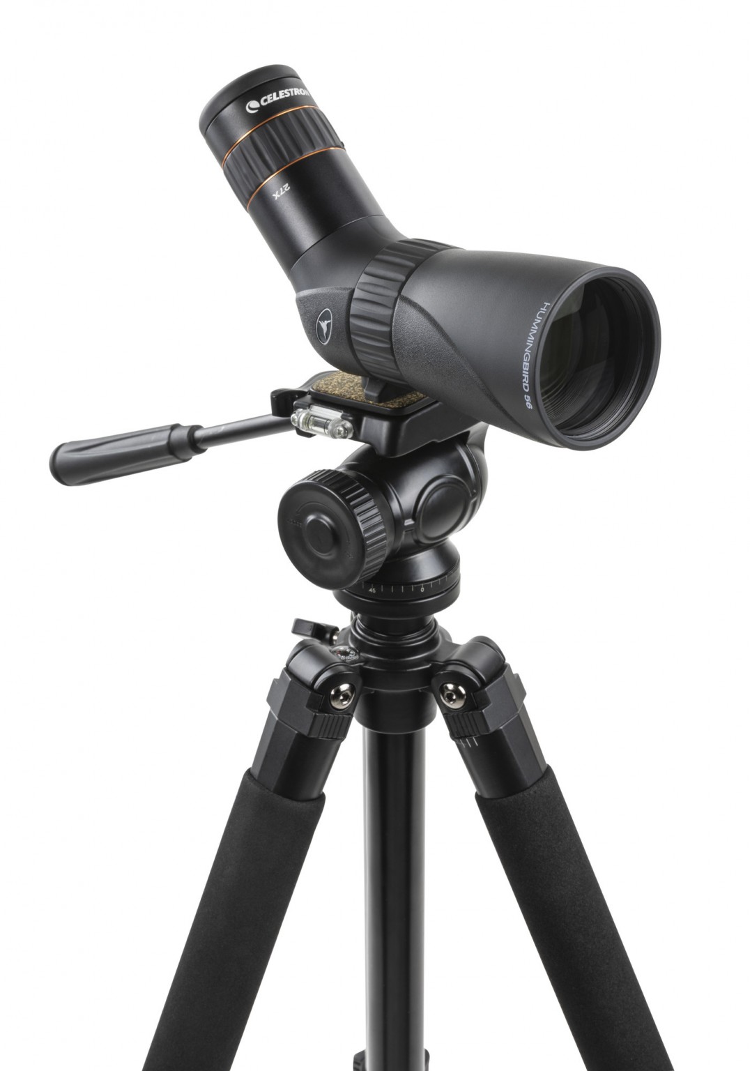 Hummingbird 9-27x56mm Angled Zoom Micro Spotting Scope
